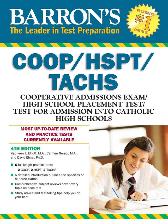 COOP/HSPT/TACHS (Barron's Test Prep) by Carmen Geraci M.A. - Paperback cover