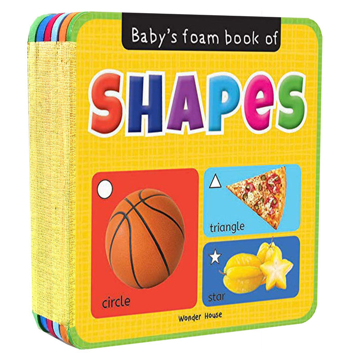 Baby's Foam Book of Shapes by Wonder House Books - Hardcover cover