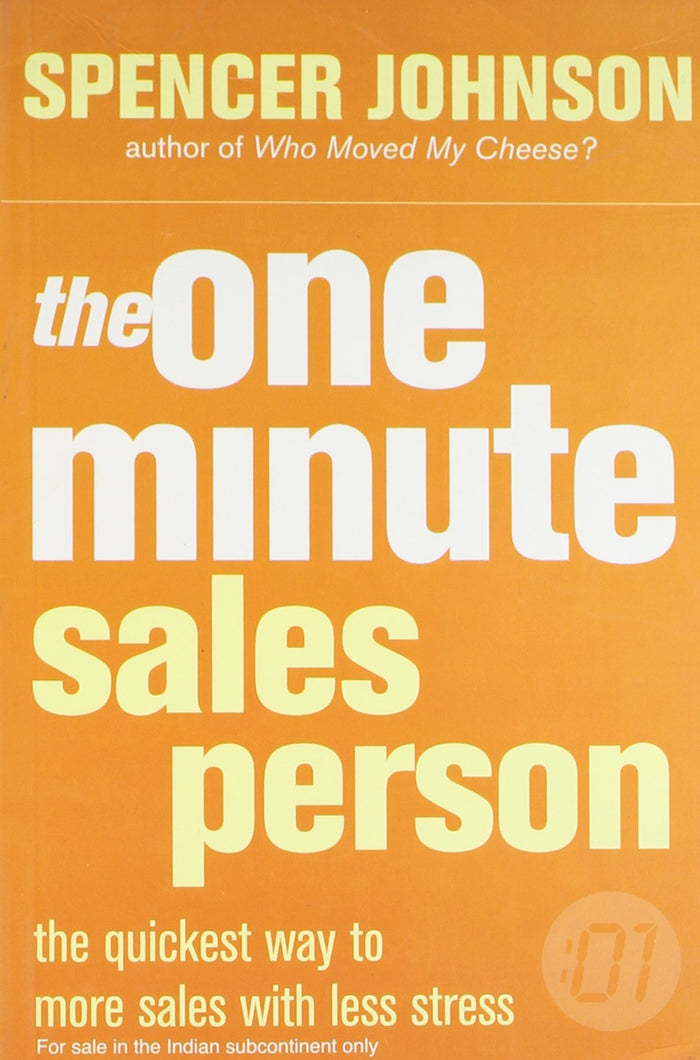 The One Minute Sales Person by Spencer Johnson - Paperback cover