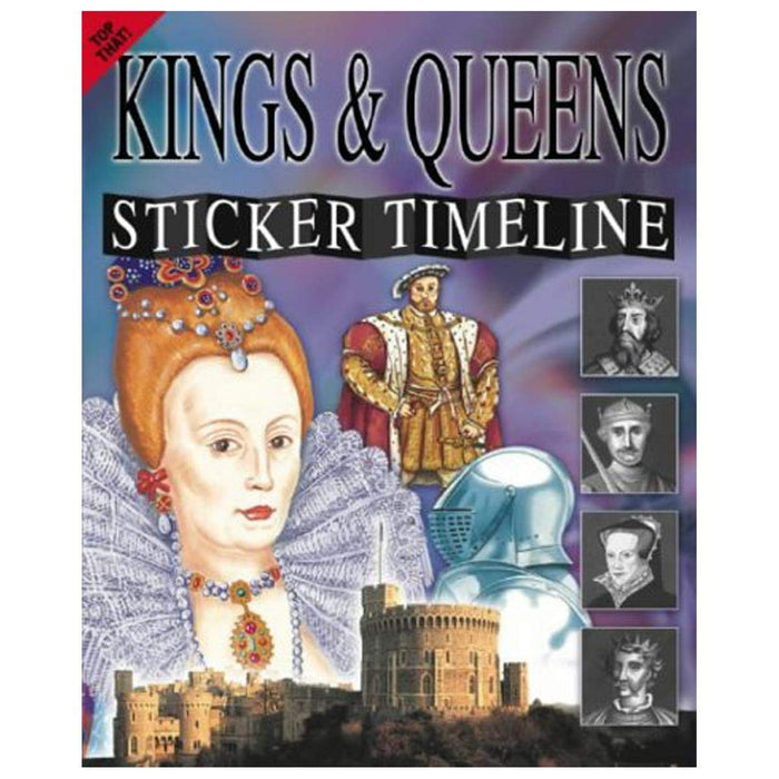 Sticker Timelines: Kings & Queens (Sticker Timelines) by Fran Pickering - Paperback cover