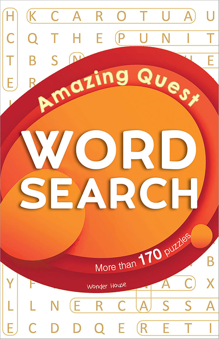Word Search - Amazing Quest: Classic Word Puzzles For Everyone by Wonder House Books - Paperback cover