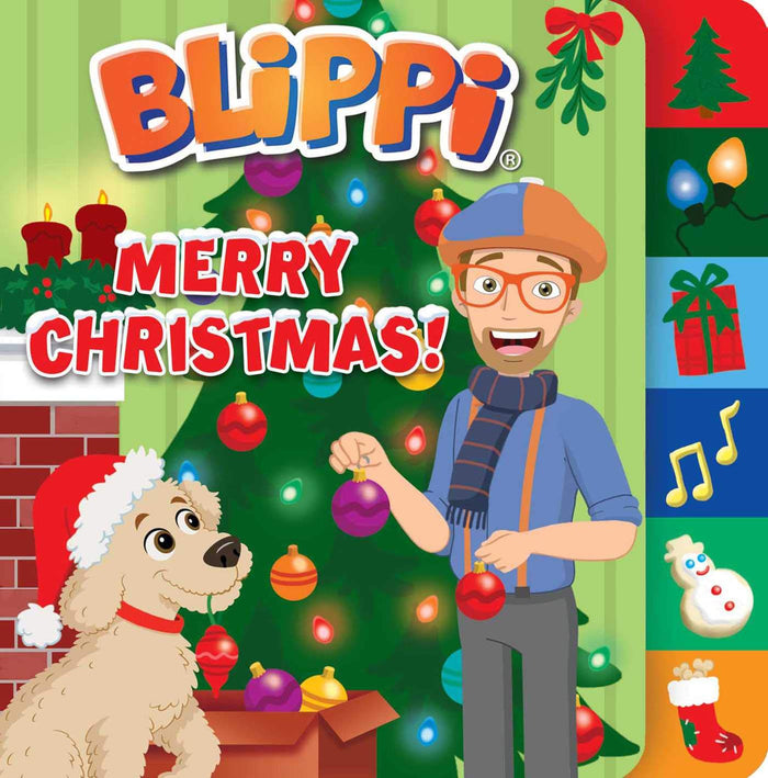 Blippi: Merry Christmas (Board Books with Tabs) by Thea Feldman - Board Book cover