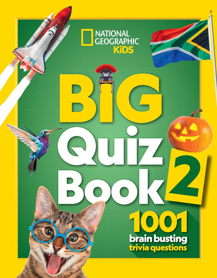 Big Quiz Book 2: 1001 Brain Busting Trivia Questions (National Geographic Kids) by National Geographic Kids - Paperback cover