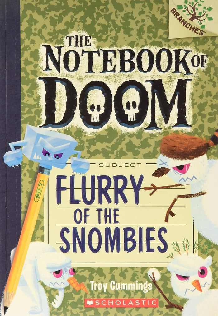 The Notebook of Doom #07: Flurry of the Snombies (A Branches Book) by Troy Cummings - Paperback cover