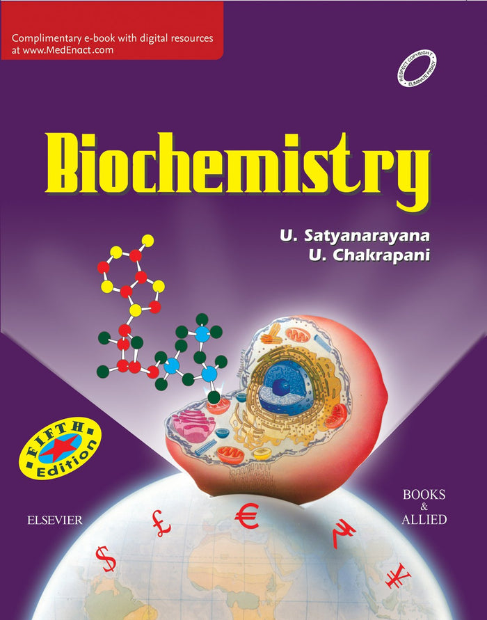 Biochemistry by Satyanarayana - Paperback cover