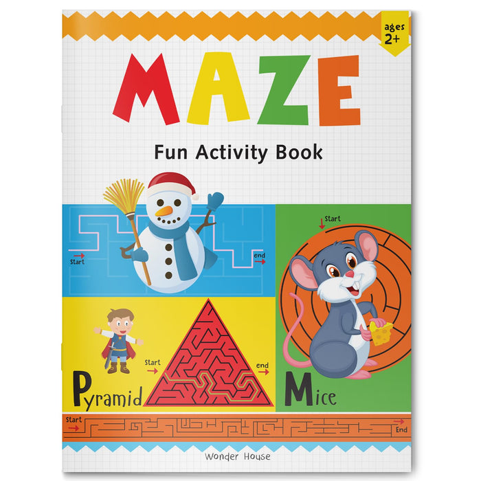 Preschool Activity Book: Maze - Fun Activity Book For Kids by Wonder House Books - Paperback cover
