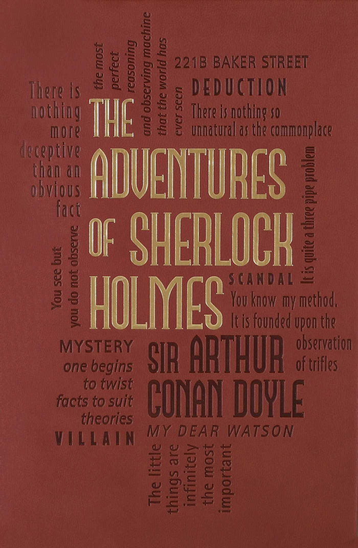 The Adventures of Sherlock Holmes (Word Cloud Classics) by Sir Arthur Conan Doyle - Paperback cover