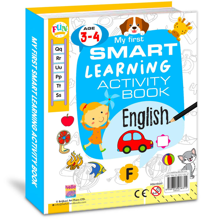 My First Smart learning Activity Book English-1 - Paperback cover