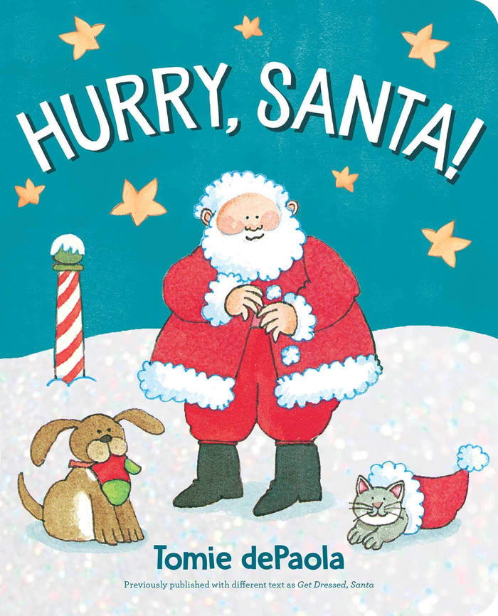 Hurry, Santa! by Tomie dePaola - Board Book cover
