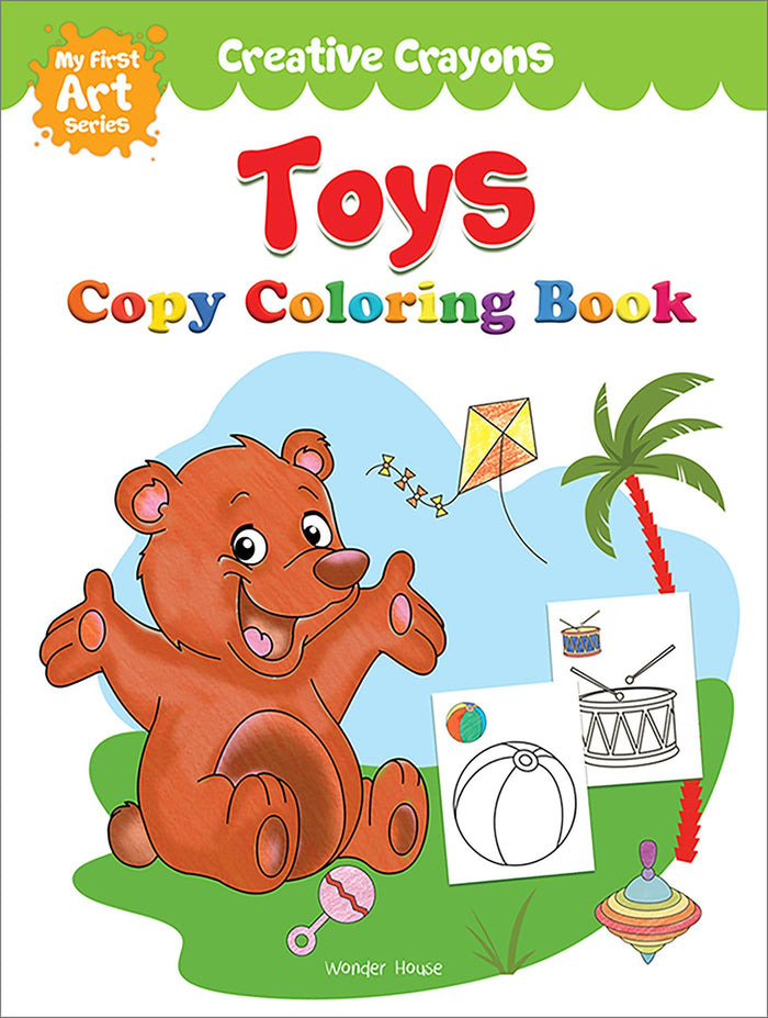 Coloring Book of Toys: Creative Crayons Series - Crayon Copy Color Books by Wonder House Books - Paperback cover