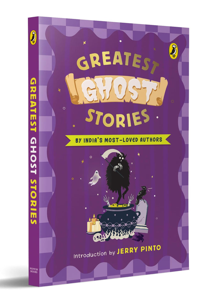 The Puffin Book of Spooky Ghost Stories by jerry pinto - Paperback cover