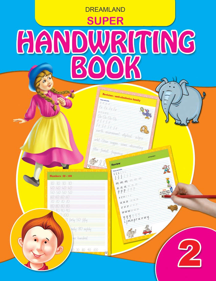 Super Hand Writing Book - Part 2 by Dreamland Publications - Paperback cover