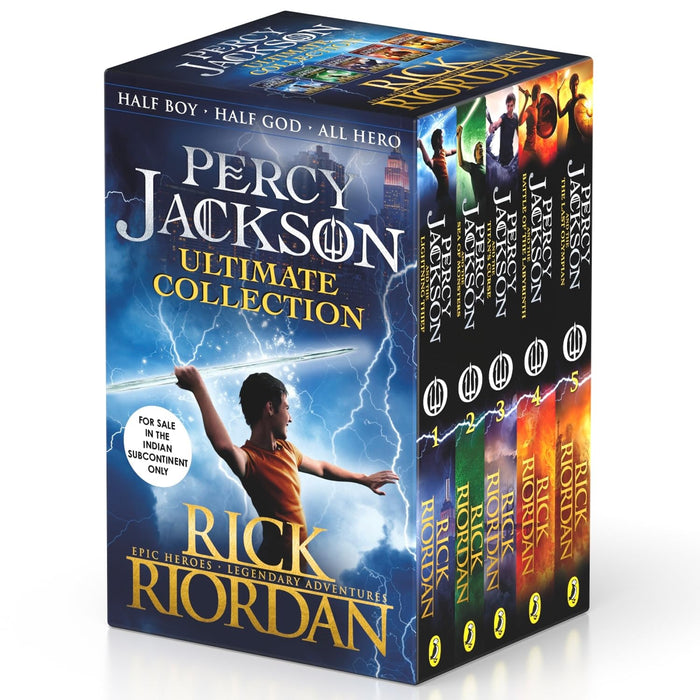 Percy Jackson: Complete Series Box Set by Rick Riordan - Paperback cover