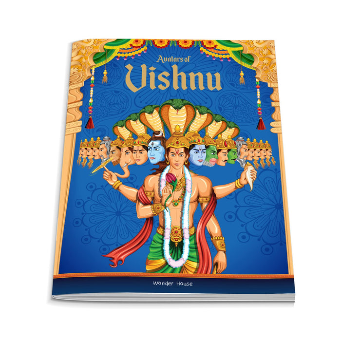 Avatars of Vishnu For Children (Classic Tales From India) by Wonder House Books - Paperback cover