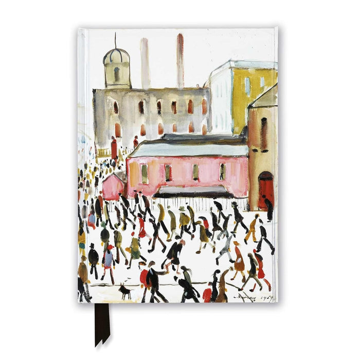 L.S. Lowry: Going to Work, 1959 (Foiled Journal) (Flame Tree Notebooks) by creator - Hardcover cover
