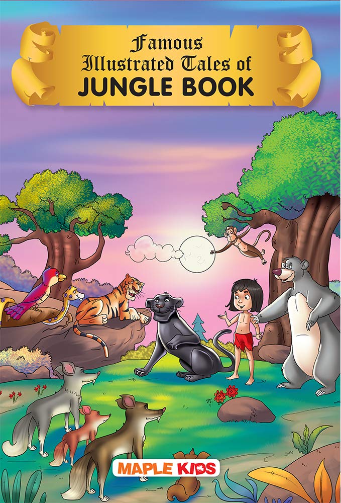 Jungle Book (Illustrated) by Maple Press - Paperback cover