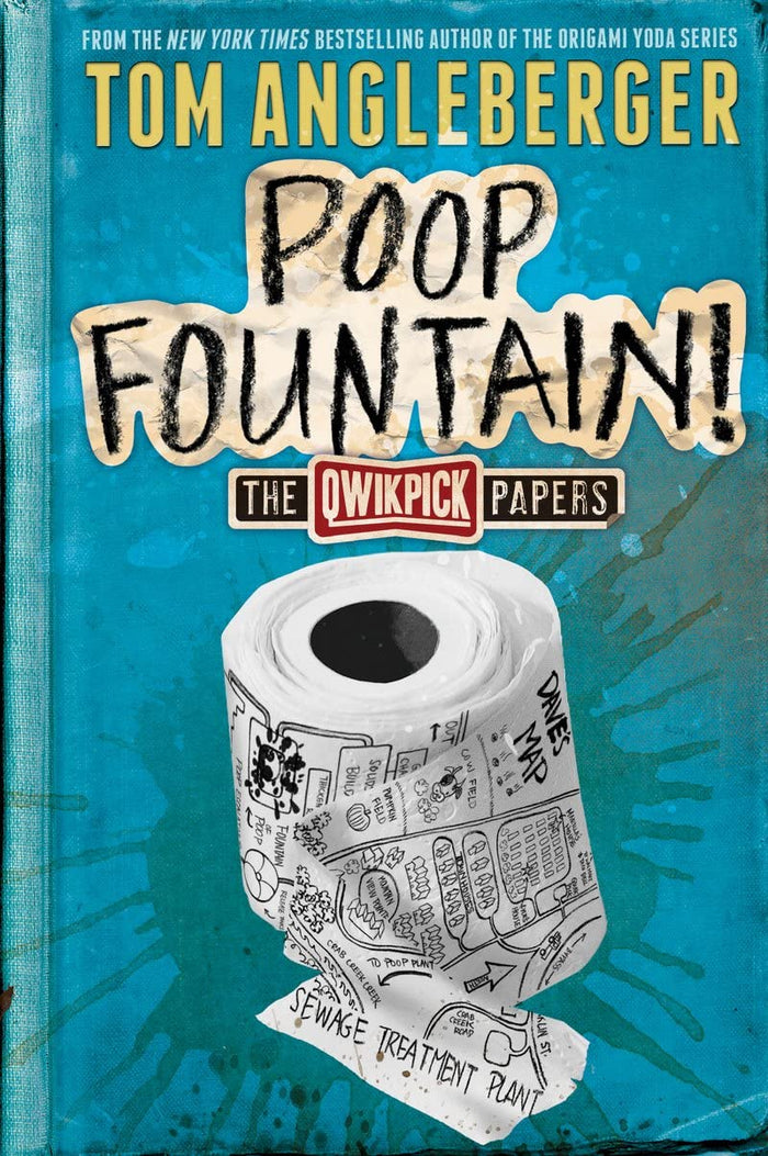 Poop Fountain!: The Qwikpick Papers by Tom Angleberger - Paperback cover