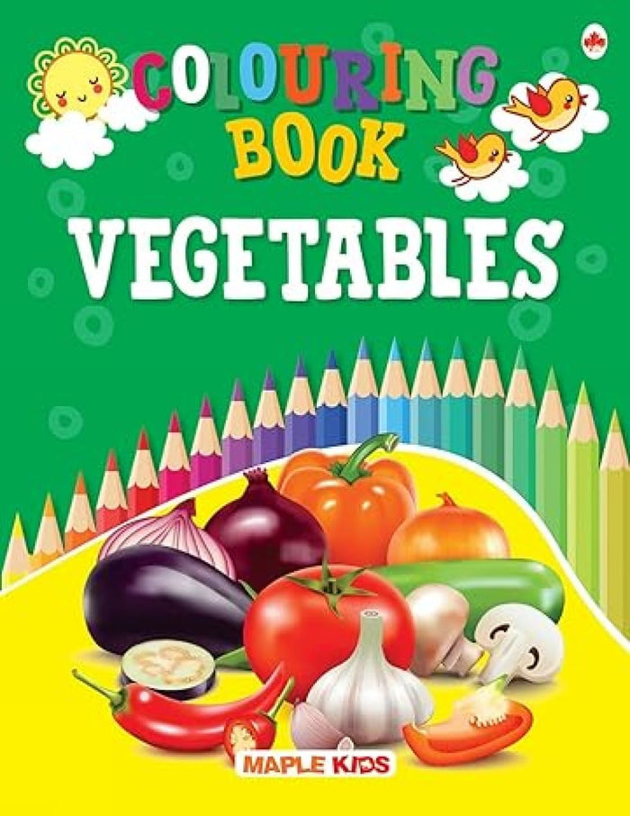 Vegetables (Colouring Book) by Maple Kids - Paperback cover