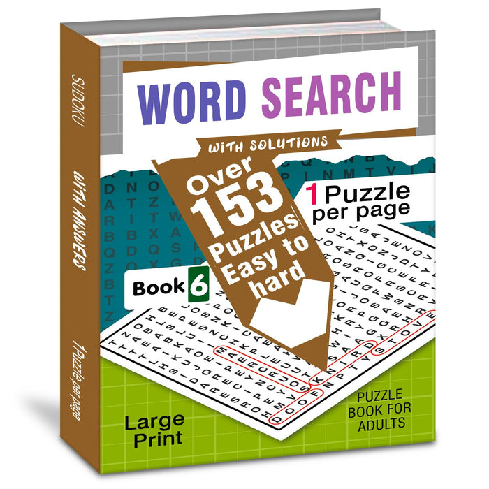Word Search Book 6 - Paperback cover