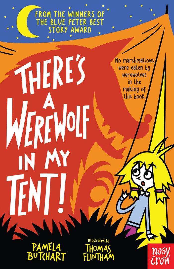 There's a Werewolf in My Tent! (Baby Aliens) by Pamela Butchart - Paperback cover