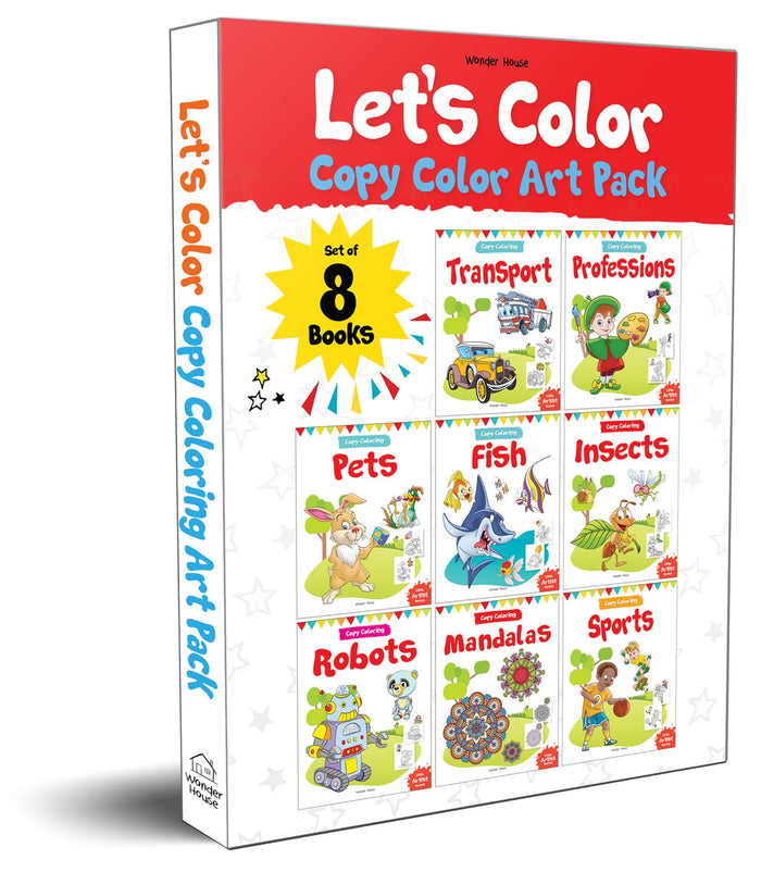Let's Color Copy Colouring Books by Wonder House Books - Hardcover cover