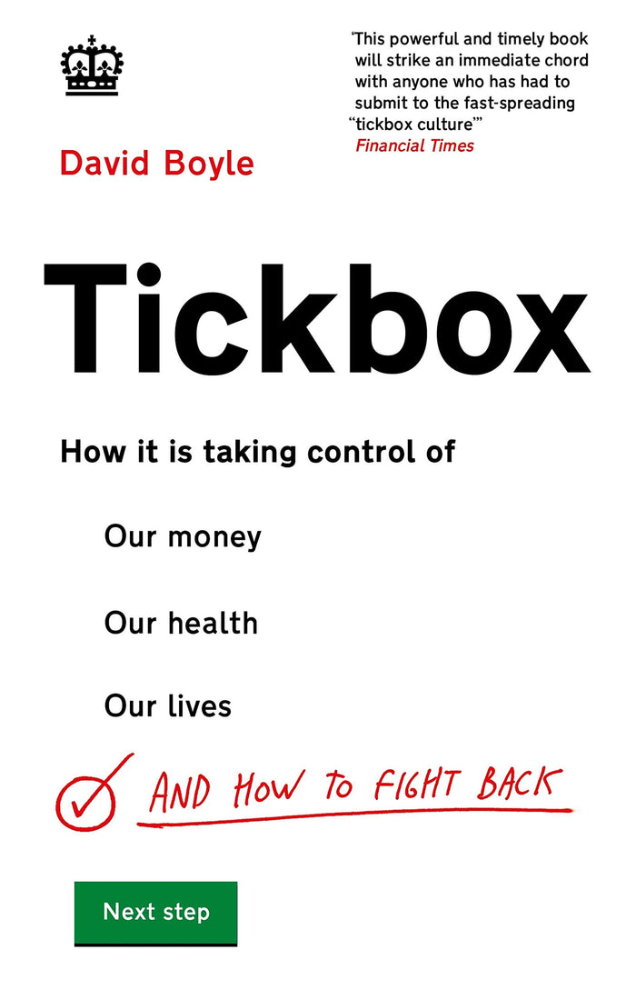 Tickbox by David Boyle - Paperback cover