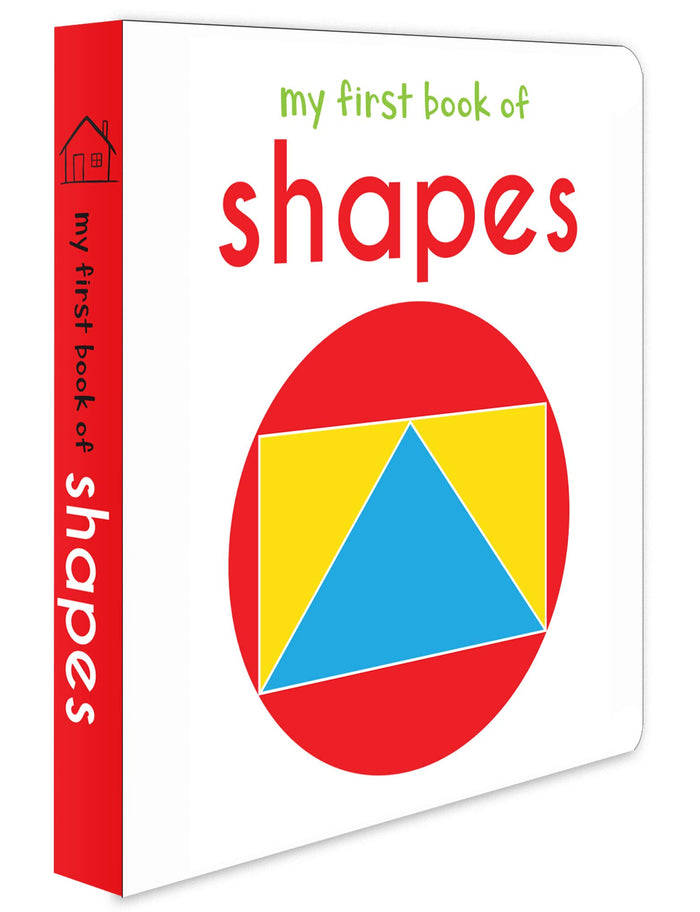 My First Book of Shapes: First Board Book by Wonder House Books - Hardcover cover