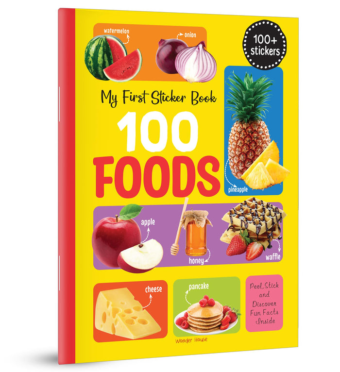 My First 100 Food Stickers by Wonder House Books - Paperback cover