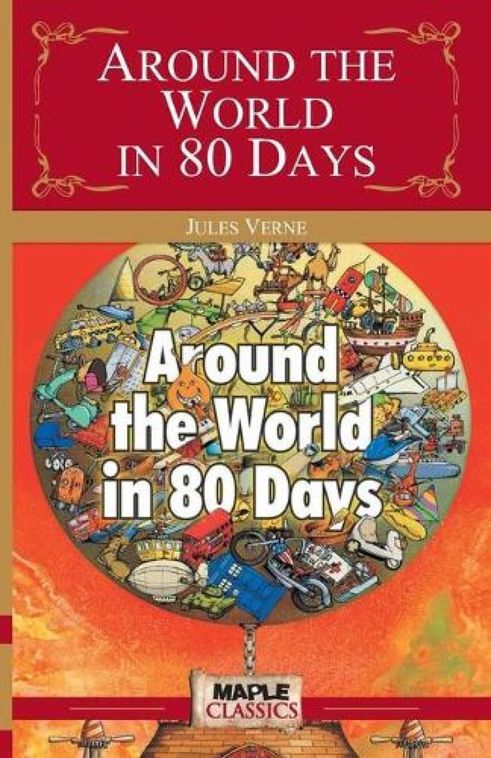 Around The World In 80 Days by Jules Verne - Paperback cover