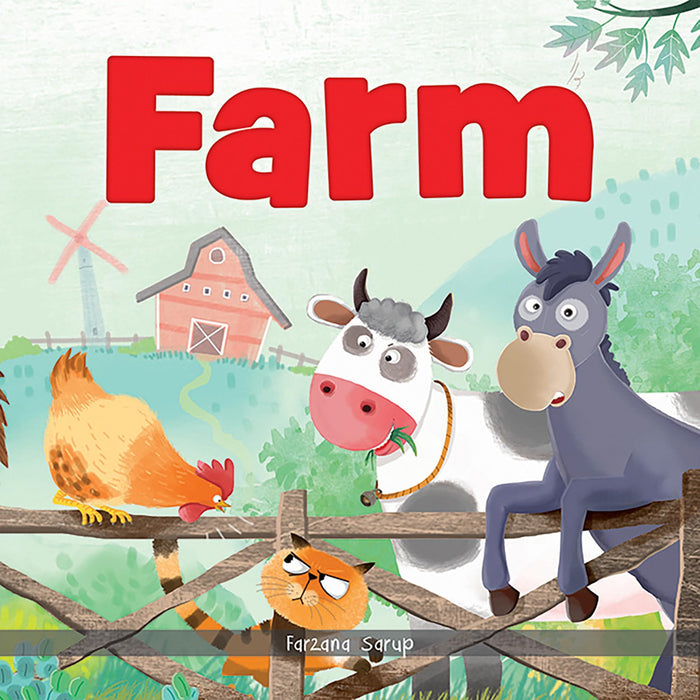Farm - Illustrated Book On Farm Animals (Let's Talk About) by Farzana Sarup - Paperback cover