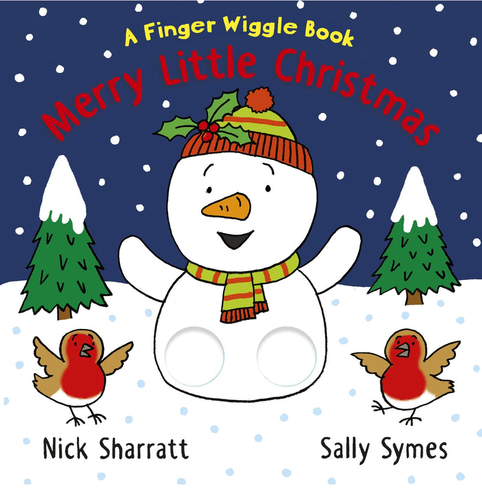 Merry Little Christmas: A Finger Wiggle Book (Finger Wiggle Books) by Sally Symes - Board Book cover