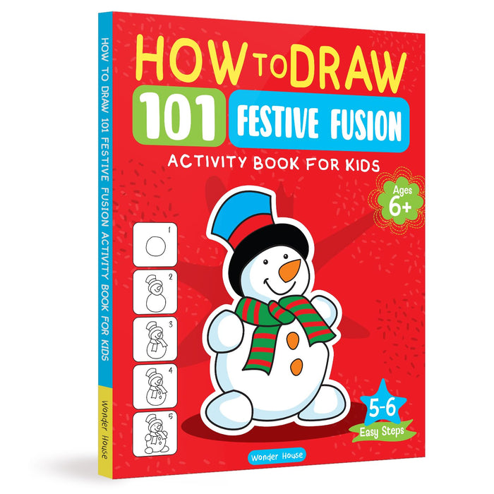 101 Learn to Draw Holiday Time by Wonder House Books - Paperback cover
