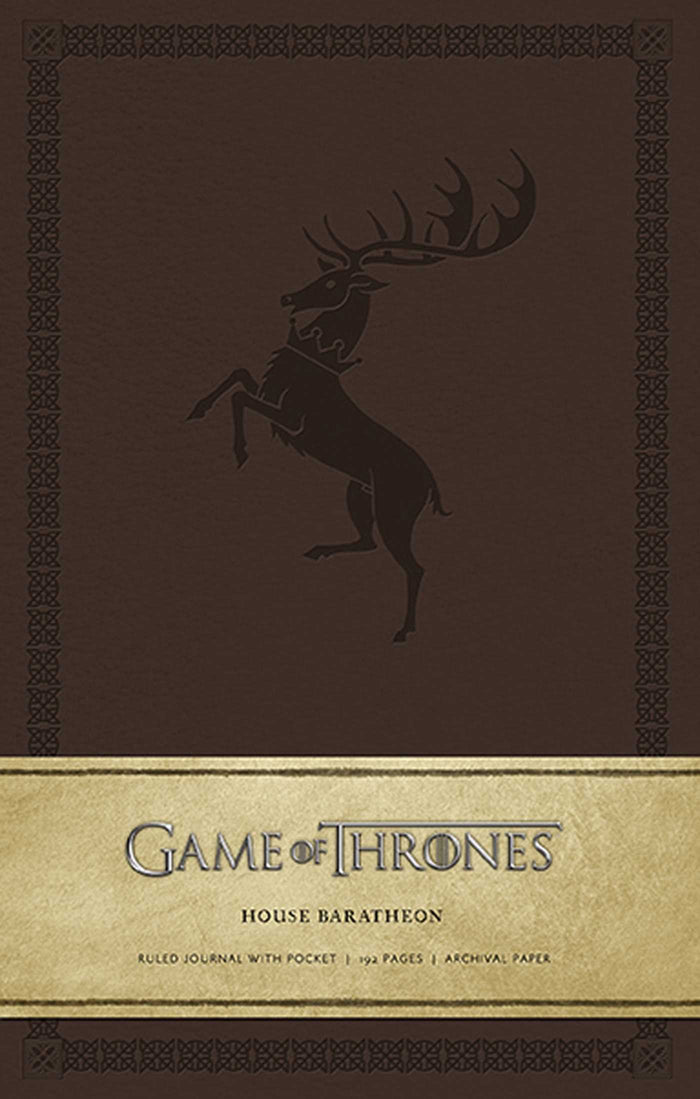 Game of Thrones: House Baratheon Hardcover Ruled Journal (Large) by creator - Hardcover cover
