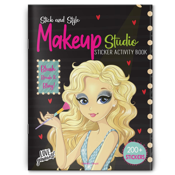 Stick and Style - Makeup Studio (Sticker Activity Book) by Wonder House Books - Paperback cover