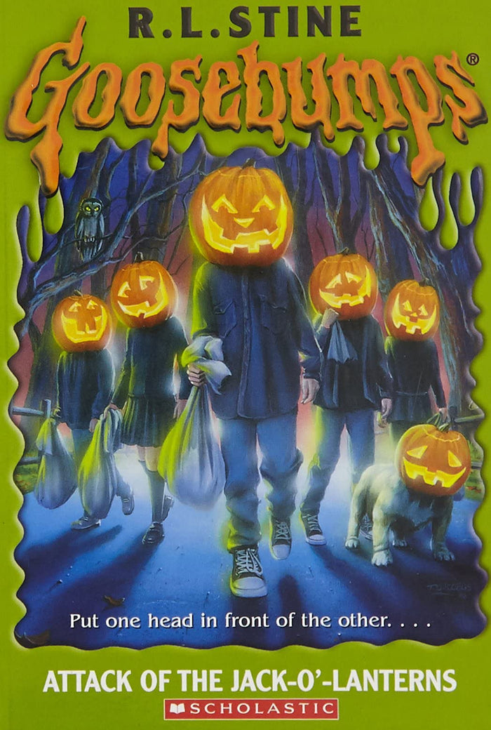 Attack of the Jack-O'-Lanterns (Goosebumps) by R L Stine - Paperback cover