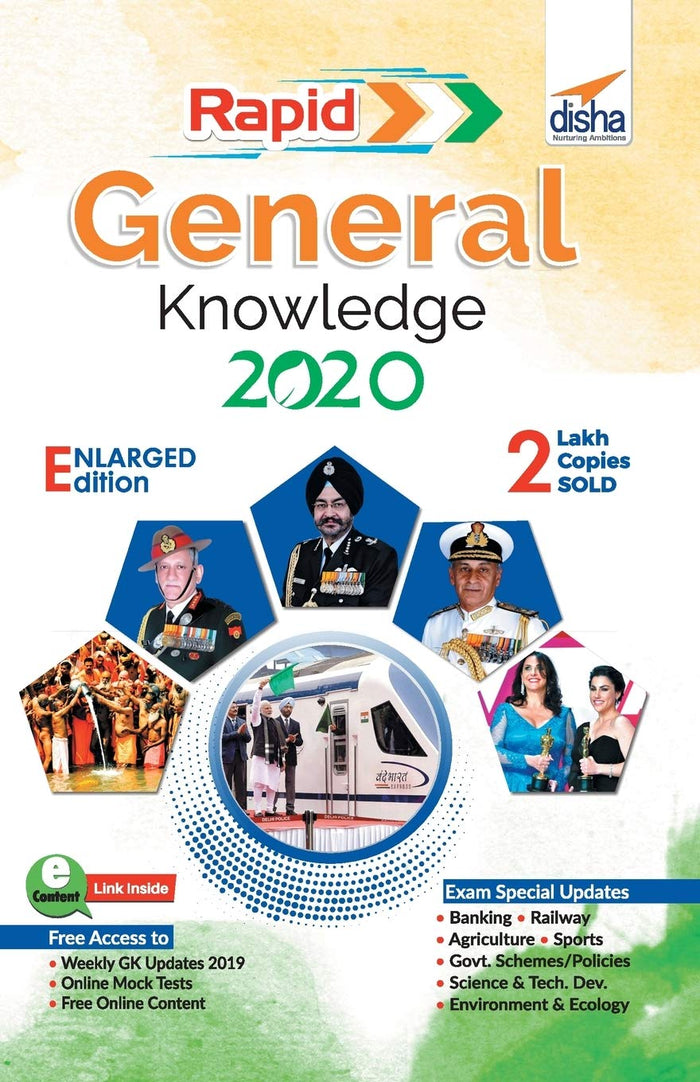 Disha's Rapid General Knowledge 2020 for Competitive Exams 2nd Edition by Disha Publication - Paperback cover