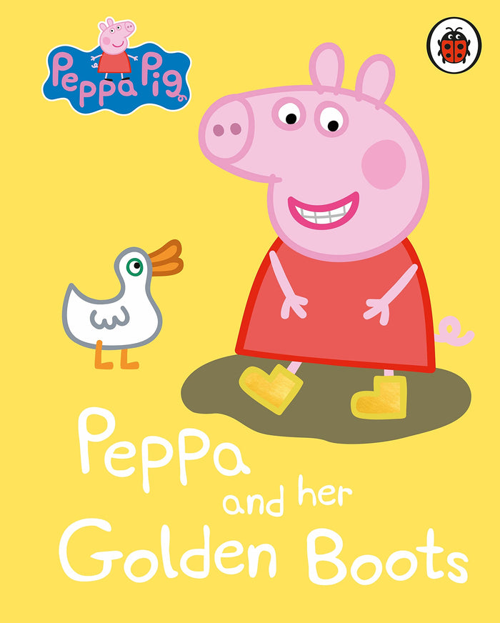 Peppa Pig: Peppa and her Golden Boots by Ladybird - Board Book cover