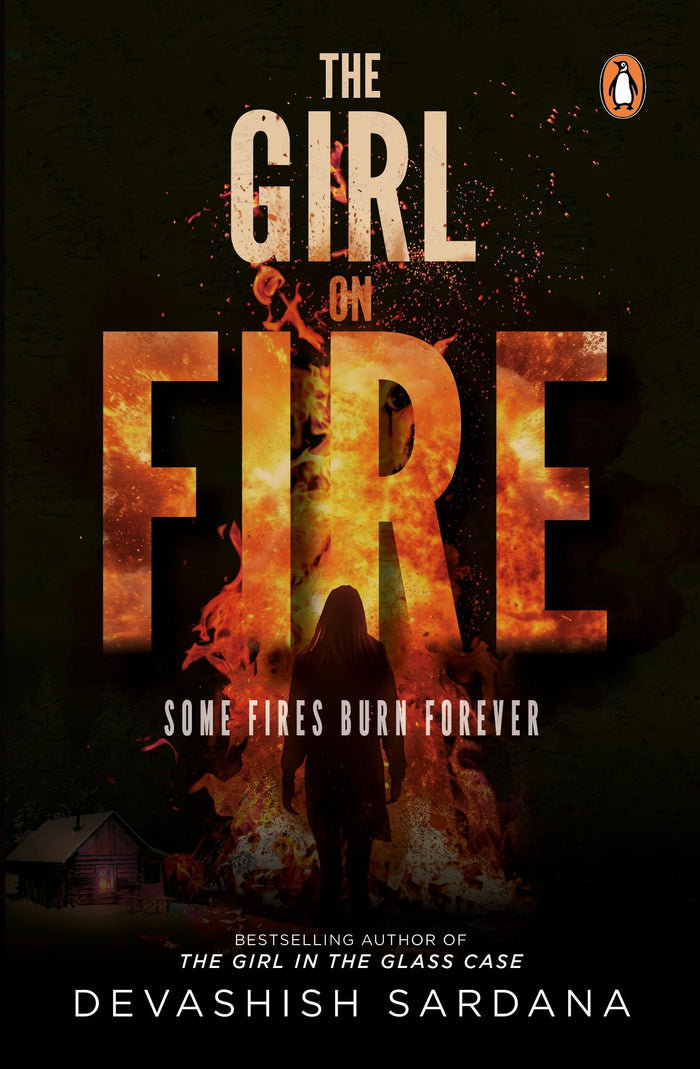 The Girl on Fire: Some Fires Burn Forever | Book 3 in the Simone Singh series by Devashish Sardana - Paperback cover