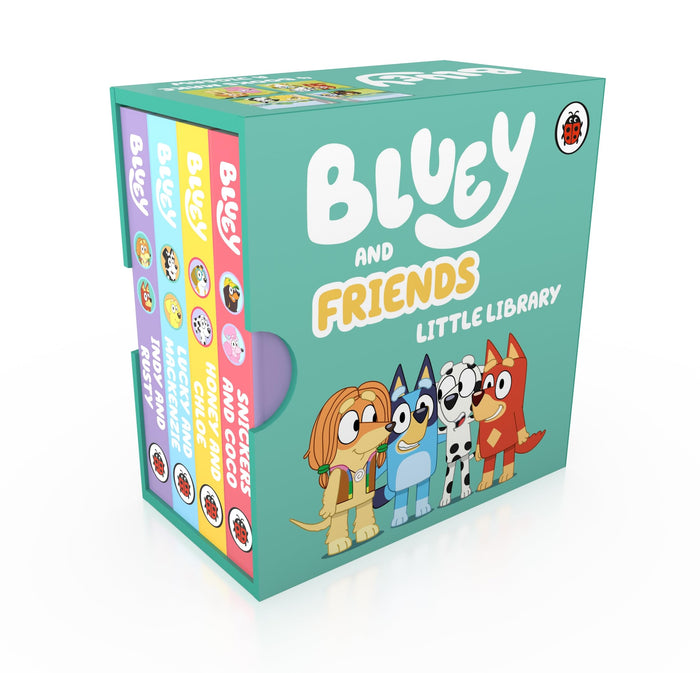Bluey: Bluey and Friends Little Library by Ladybird Books - Board Book cover