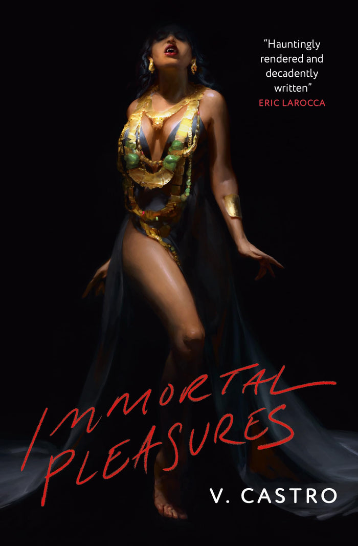 Titan Books Immortal Pleasures. by V. Castro - Paperback cover