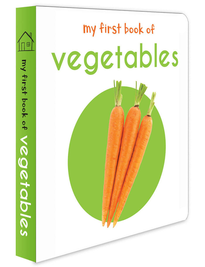 My First Book of Vegetables: First Board Book by Wonder House Books - Hardcover cover