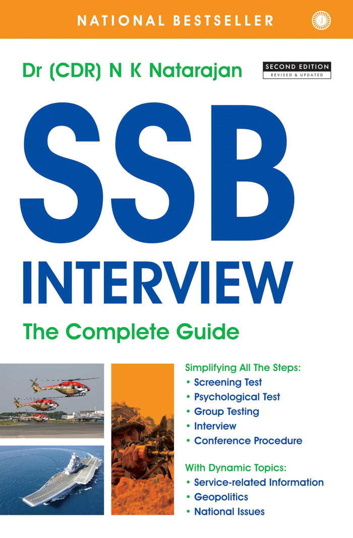 SSB Interview: The Complete Guide by Dr. (CDR) N. K. Natarajan - Paperback cover