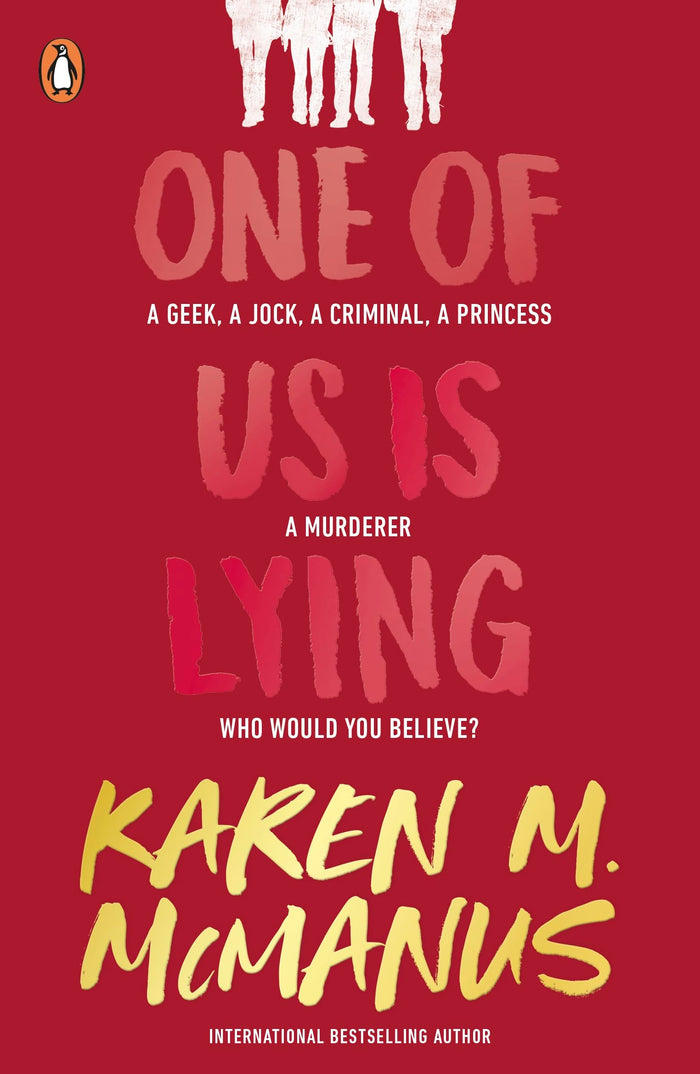 One Of Us Is Lying by Karen McManus - Paperback cover