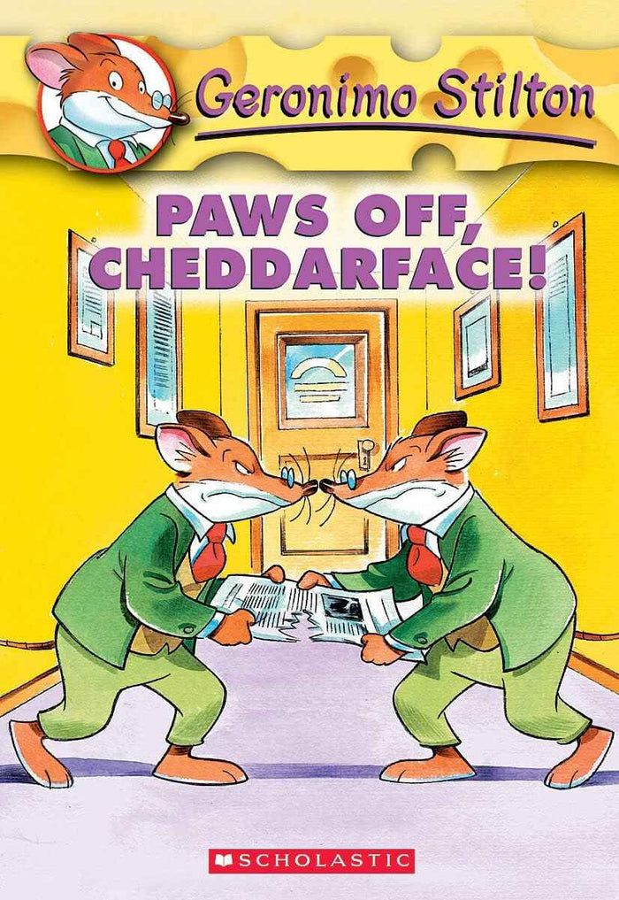 Front cover of the book 'Paws Off, Cheddarface! (Geronimo Stilton, No. 6)' by Stilton Geronimo.