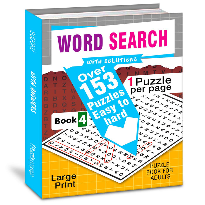 Word Search Book 4 - Paperback cover