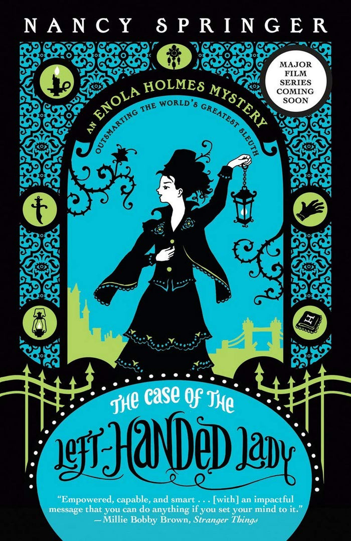 The Case of the Left-Handed Lady by Nancy Springer - Paperback cover