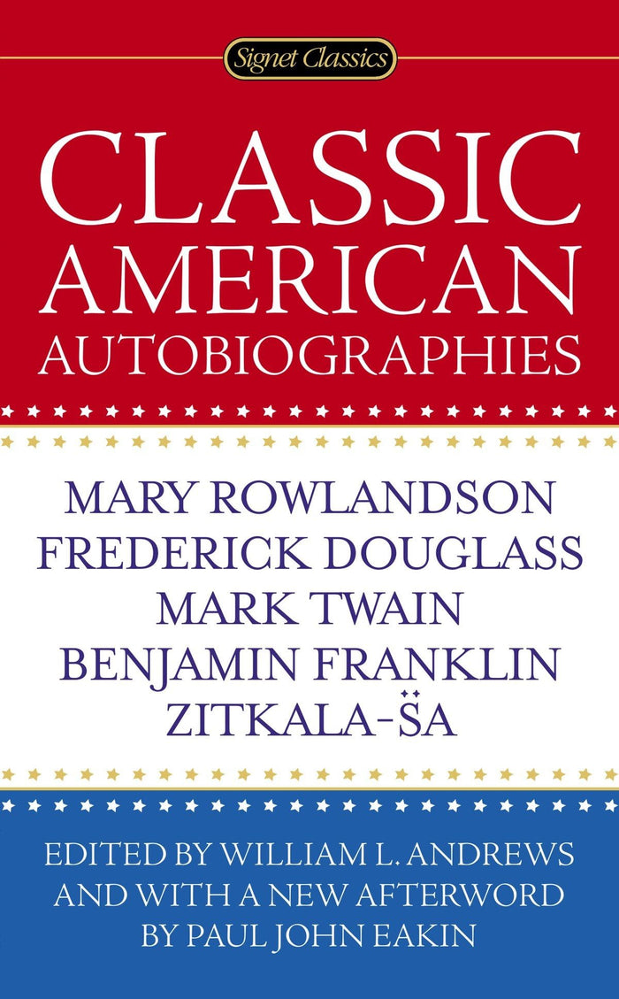 Classic American Autobiographies - Mass Market Paperback cover