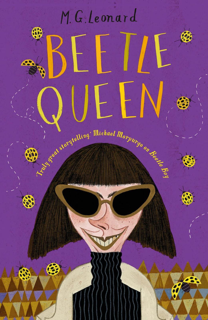 Beetle Queen (Beetle Boy #2) (The Battle of the Beetles) by M.G. Leonard - Paperback cover