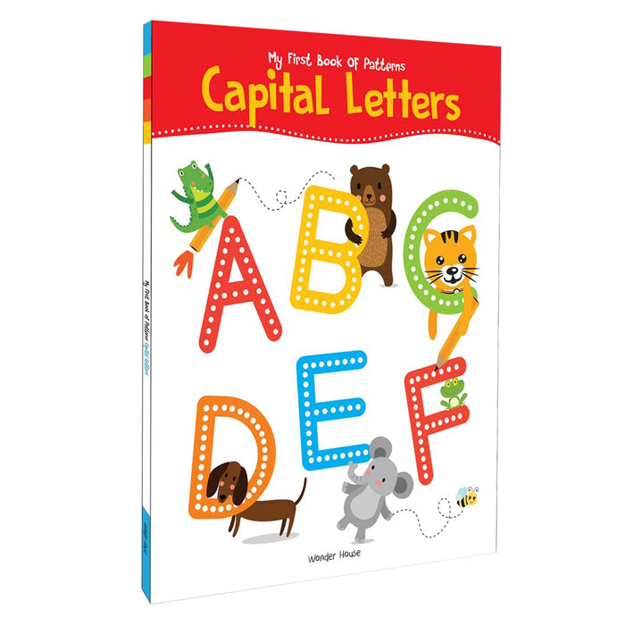 My First Book of Patterns Capital Letters: Write and Practice Patterns and Captital Letters A to Z by Wonder House Books - Paperback cover