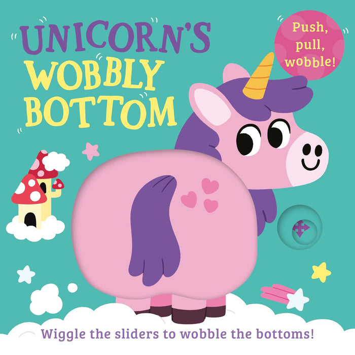 Unicorn’s Wobbly Bottom by Sam Rennocks - Board Book cover